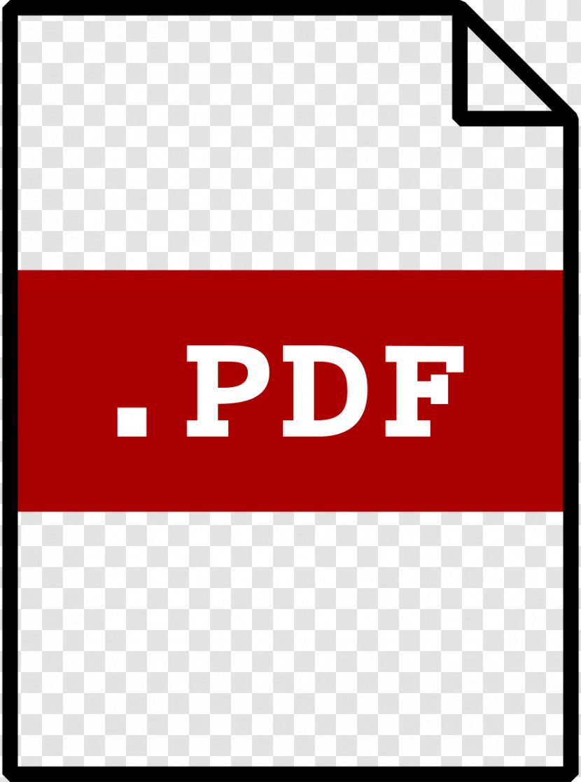 Portable Document Format Clip Art - Rectangle - Pdf Cliparts Transparent PNG