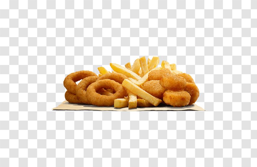 Whopper Onion Ring French Fries Chicken Nugget Hamburger - American Food - Onions Transparent PNG