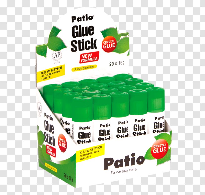 Adhesive Glue Stick Gel Patio Green - Gluestick Transparent PNG