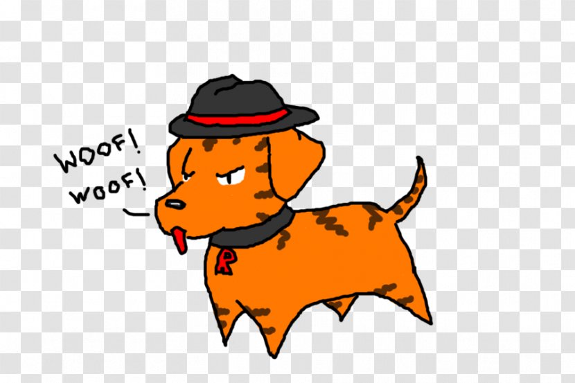 Dog Snout Headgear Clip Art - Orange Transparent PNG