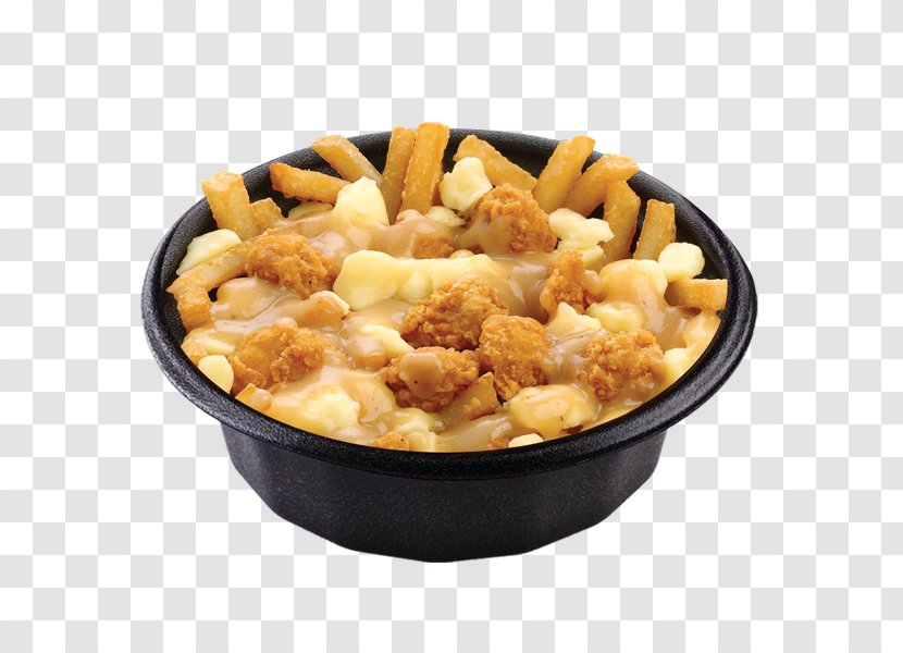 Vegetarian Cuisine Cheese Fries KFC Poutine French - Food - Fried Chicken Transparent PNG