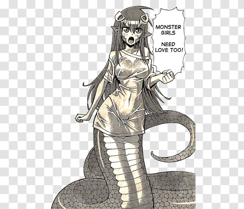 Monster Musume Lamia Love Infatuation - Cartoon Transparent PNG