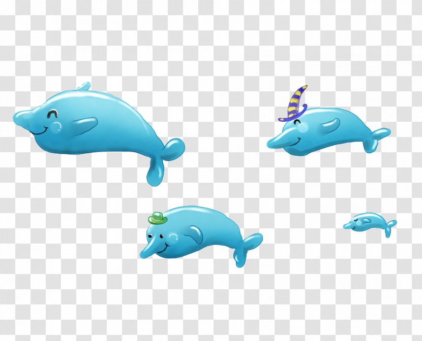Cartoon High-definition Video Wallpaper - Mobile Phone - Happy Dolphins Play Transparent PNG