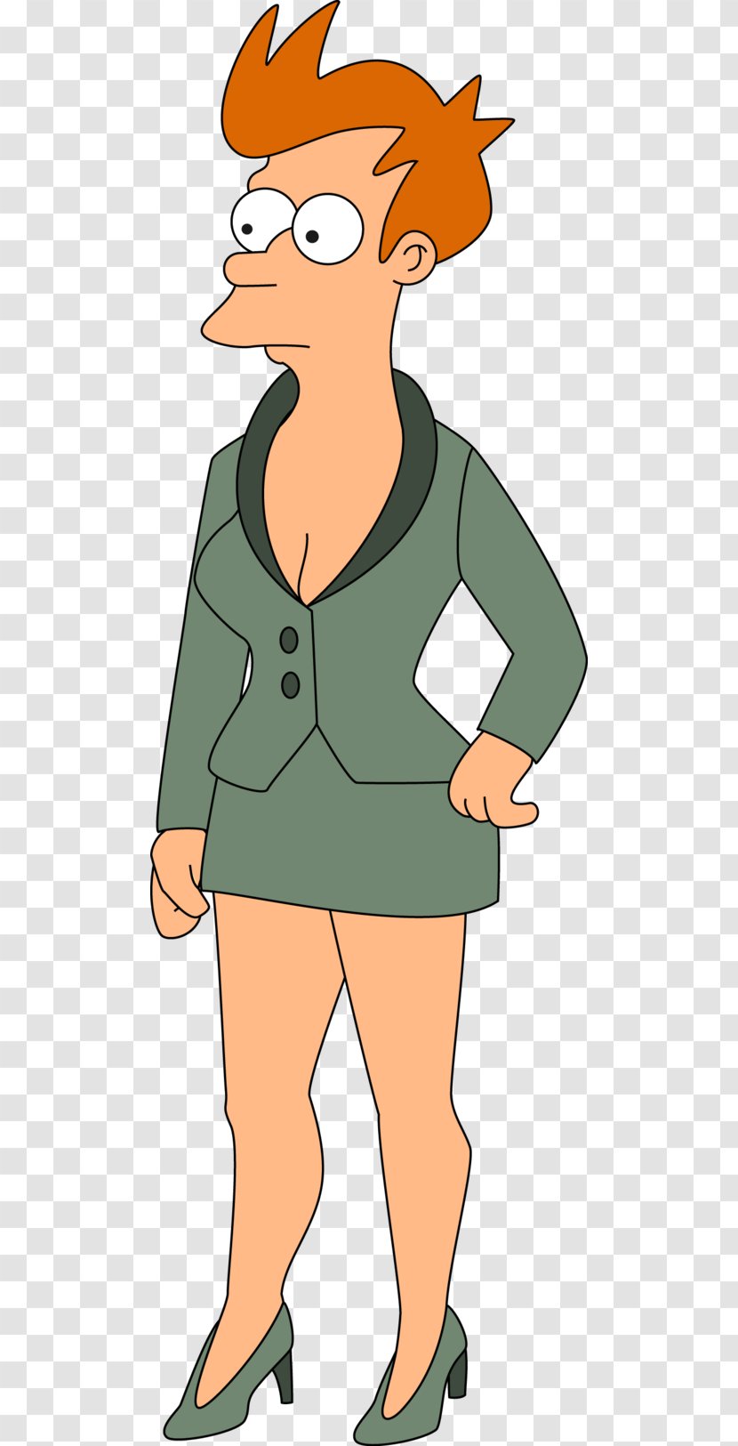 Leela Amy Wong Philip J. Fry Zoidberg Art - Fiction - Futurama Transparent PNG