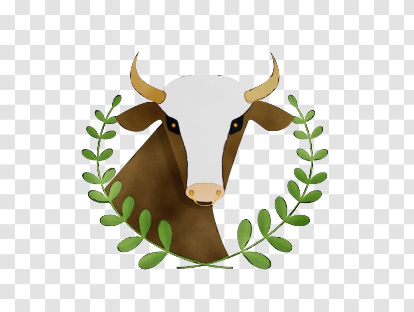 Horn Bovine Green Head Cow-goat Family - Cowgoat - Texas Longhorn Ox Transparent PNG