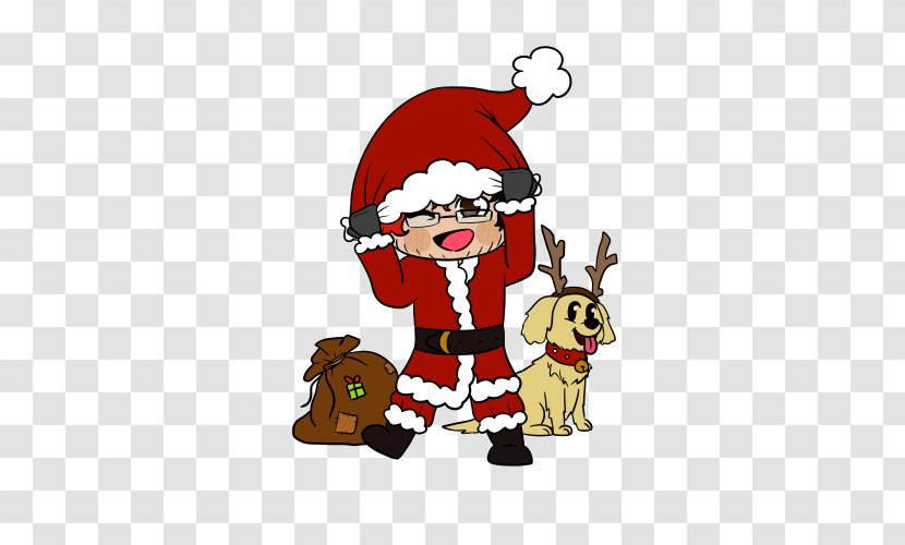 Reindeer Santa Claus Christmas Ornament Clip Art - Holiday Transparent PNG