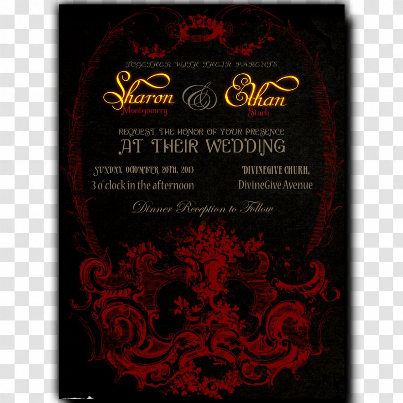 Wedding Invitation Bridal Shower Halloween Greeting & Note Cards - Masquerade Ball - Invitations Transparent PNG