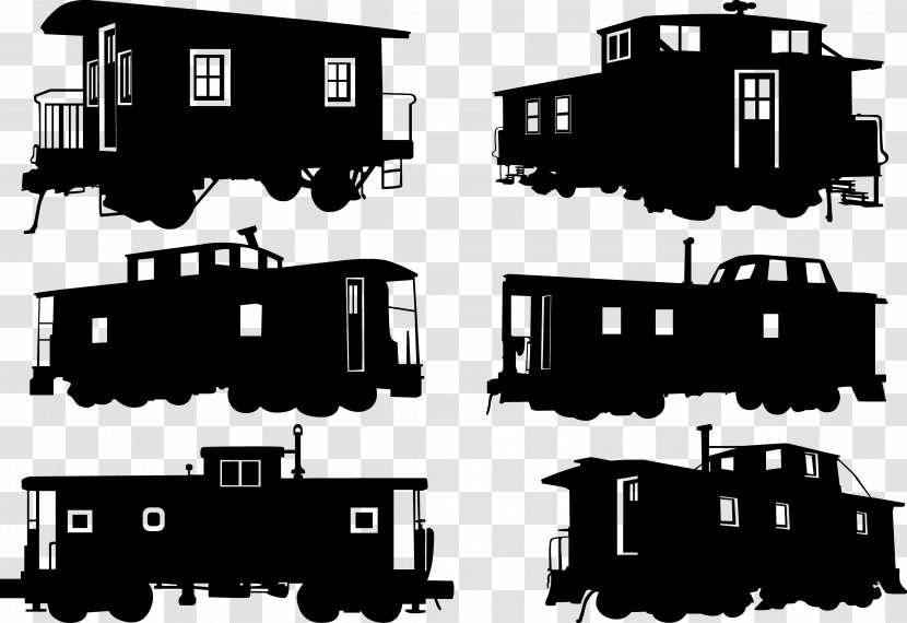 Train Illustration - Architecture - Black Transparent PNG