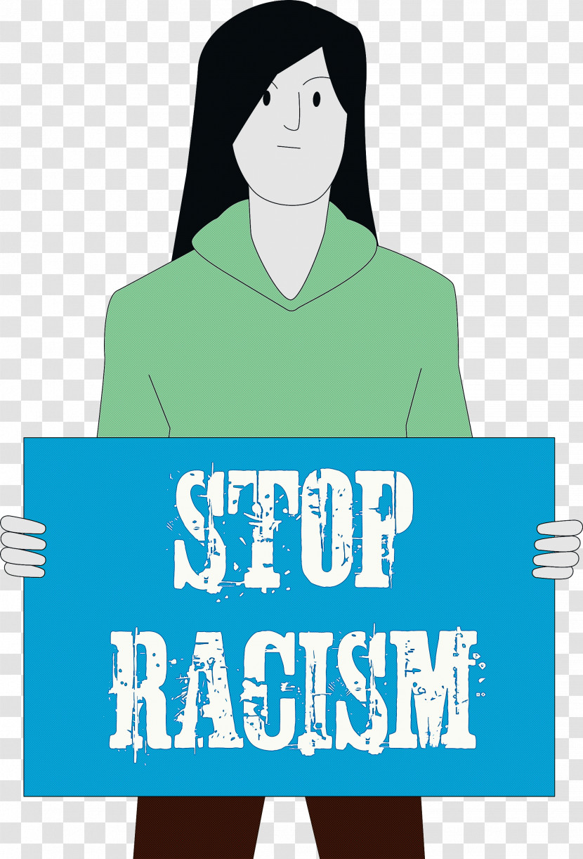 STOP RACISM Transparent PNG