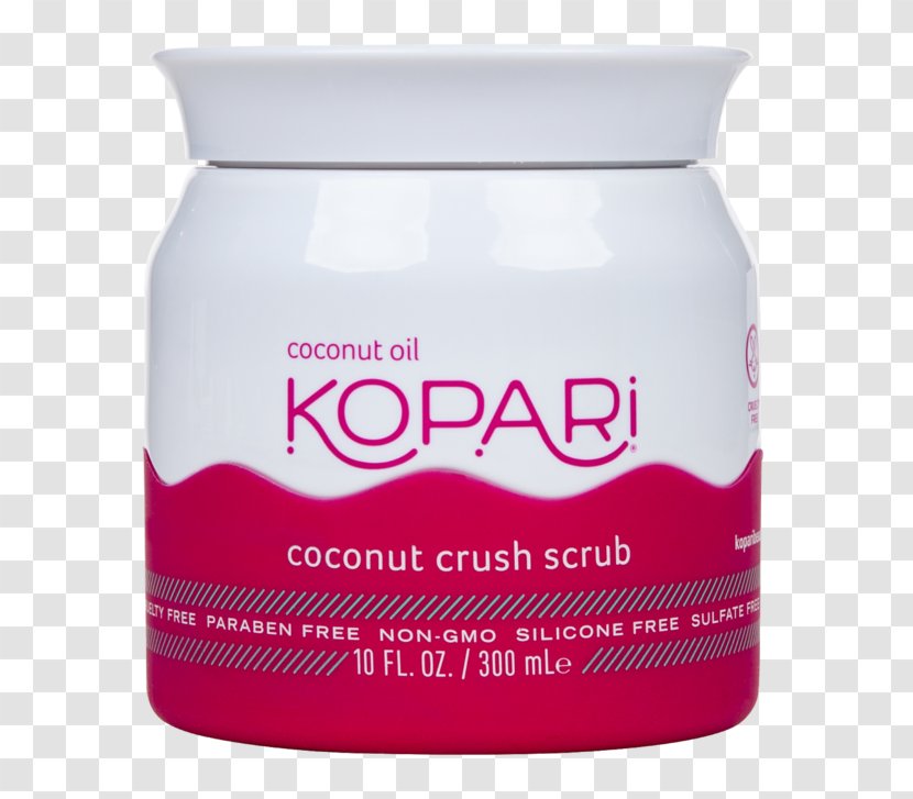 Kopari Organic Coconut Melt Oil Skin Care - Body Scrub Transparent PNG