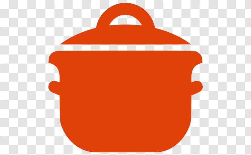 Red Cooking Olla Cookware - Orange Transparent PNG