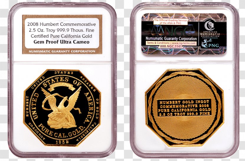 Commemorative Coin Gold Medal - Numismatic Guaranty Corporation Transparent PNG