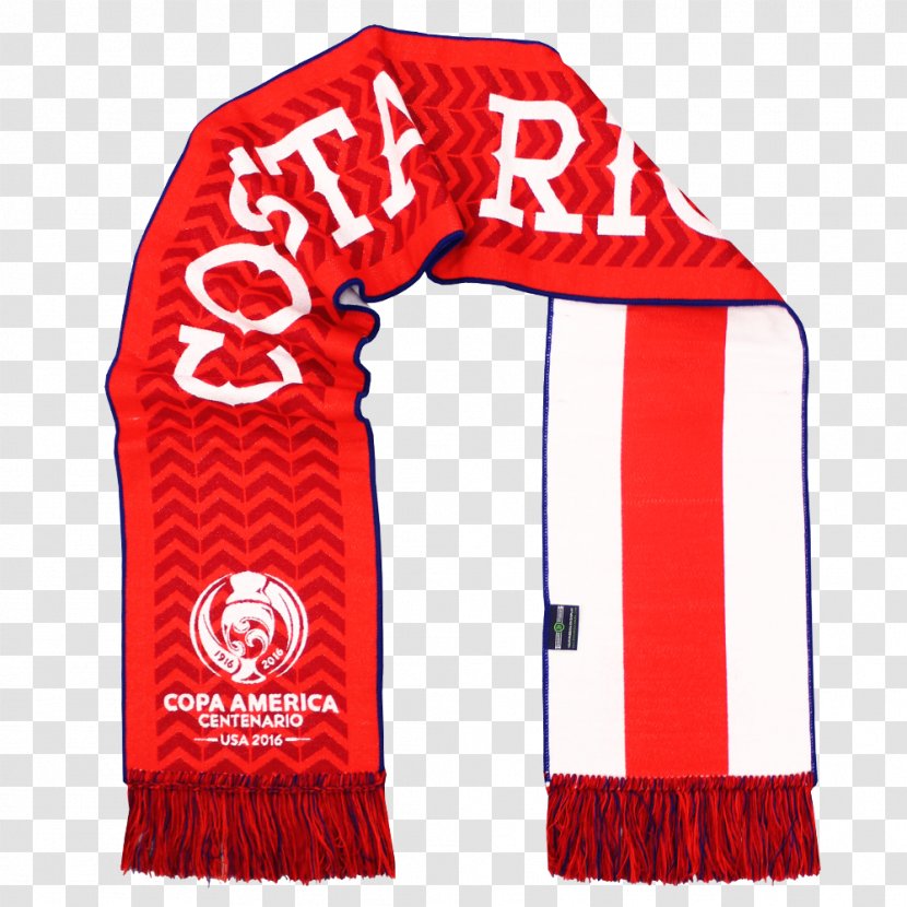 Copa América Centenario Costa Rica National Football Team T-shirt Sleeve Scarf - Woven Fabric Transparent PNG
