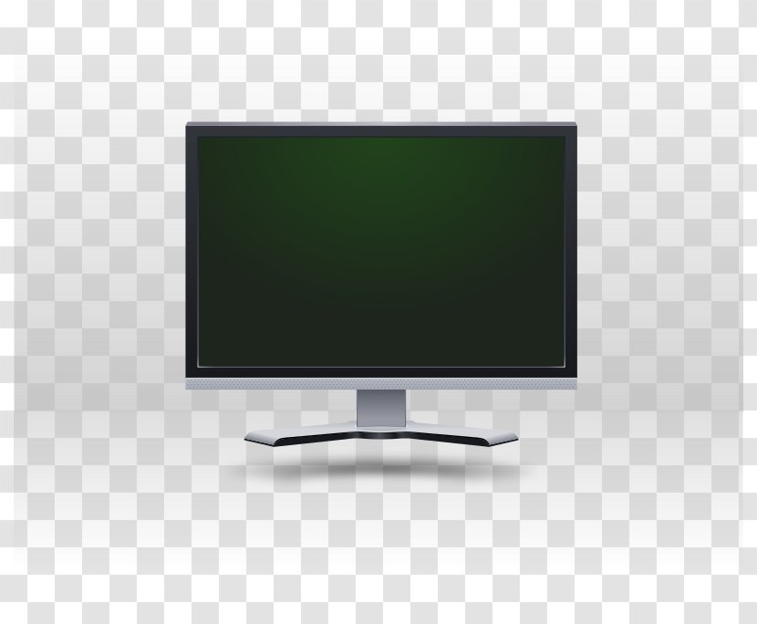 Computer Monitors Display Device Flat Panel Liquid-crystal Clip Art - Lcd Tv - Monitor Transparent PNG