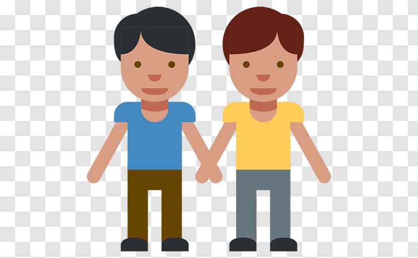 Emoji Holding Hands Man Clip Art - Frame Transparent PNG