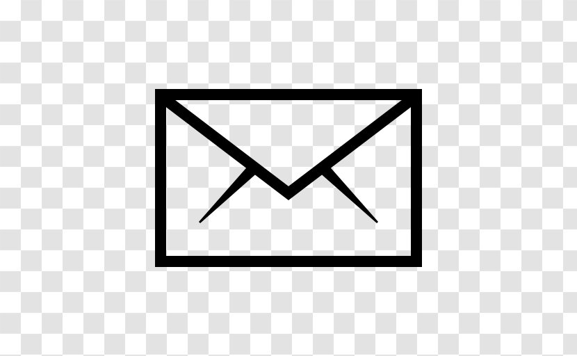 Email Box Address Bounce - Black And White Transparent PNG