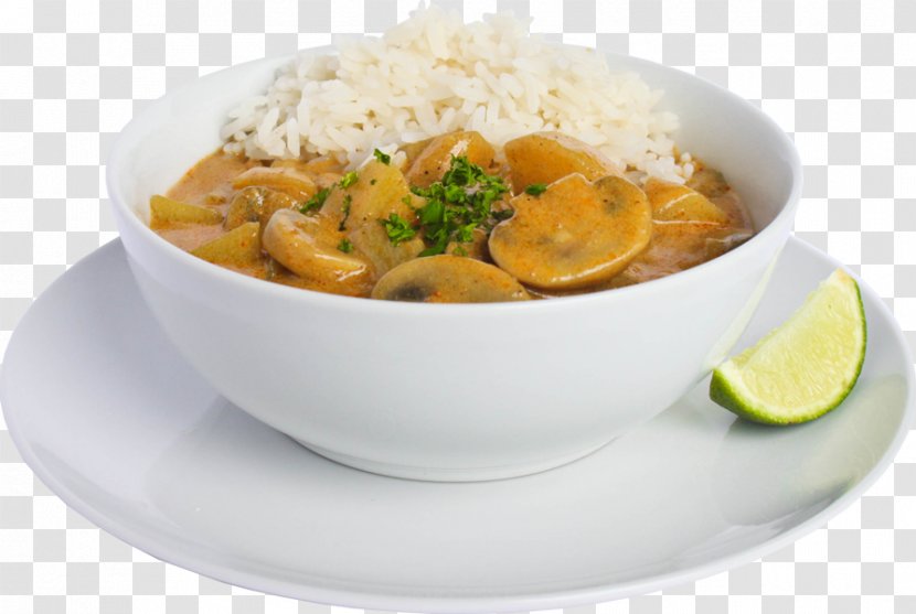 Yellow Curry Rice And Indian Cuisine Vegetarian Gravy - Frying Pan - Mushroom Transparent PNG