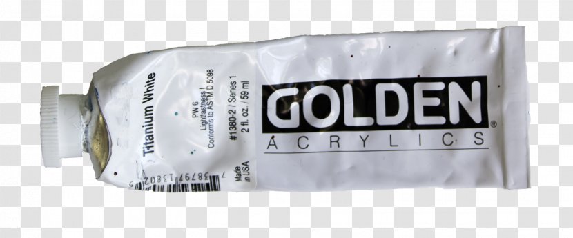 Acrylic Paint Golden Artist Colors Hansa Yellow Arylide Brand - Tube Transparent PNG