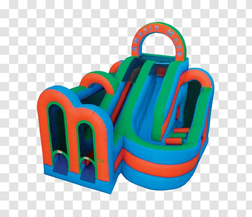 Water Slide Playground Inflatable Bouncers Maze - Party Transparent PNG