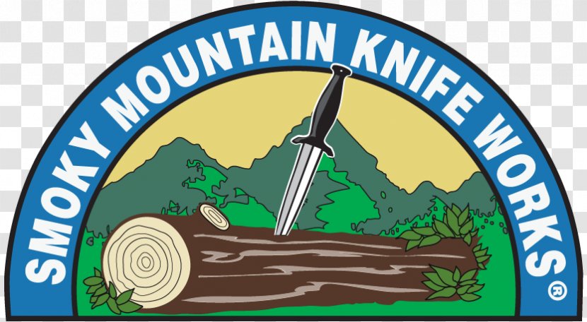 Gatlinburg Smoky Mountain Knife Works Logo Throwing - Great Mountains - 13 0 6 Transparent PNG