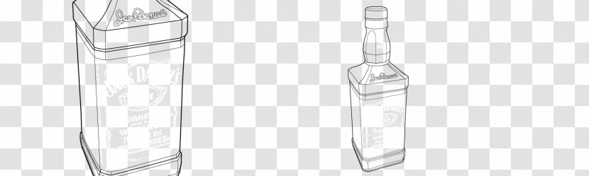 Glass Bottle Product Design Black - Tableware - Danilels Jack Crafts Transparent PNG