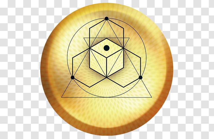 Circle Angle - Yellow - Crystalline Body Transparent PNG
