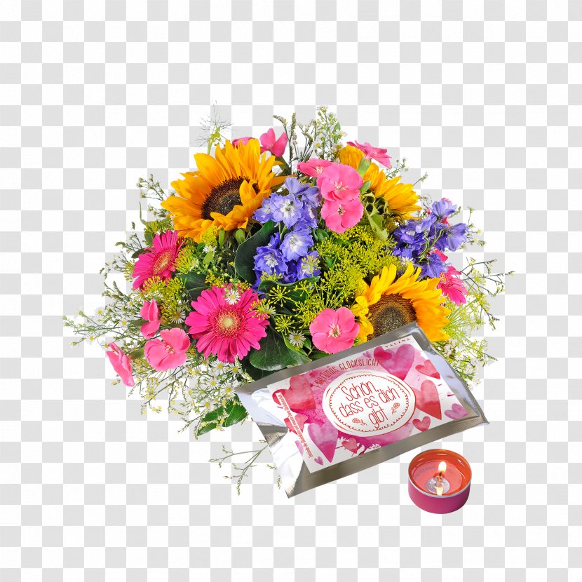 Floral Design Flower Bouquet Cut Flowers Birthday - Flowerpot Transparent PNG