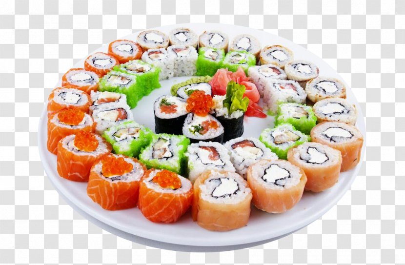 Sushi Makizushi Japanese Cuisine Pizza Tempura - Finger Food - Multi Fight Transparent PNG