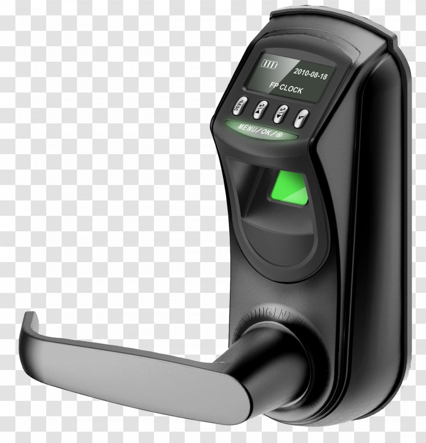 Fingerprint Electronic Lock Biometrics Door - Dead Bolt - Scanning Transparent PNG