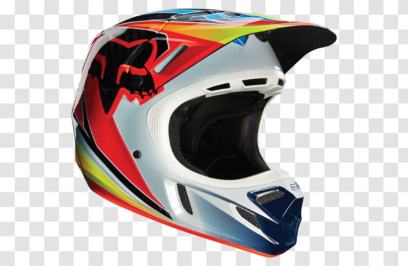 Motorcycle Helmets Fox Racing Helmet Motocross - Ryan Dungey - Bicycle Transparent PNG