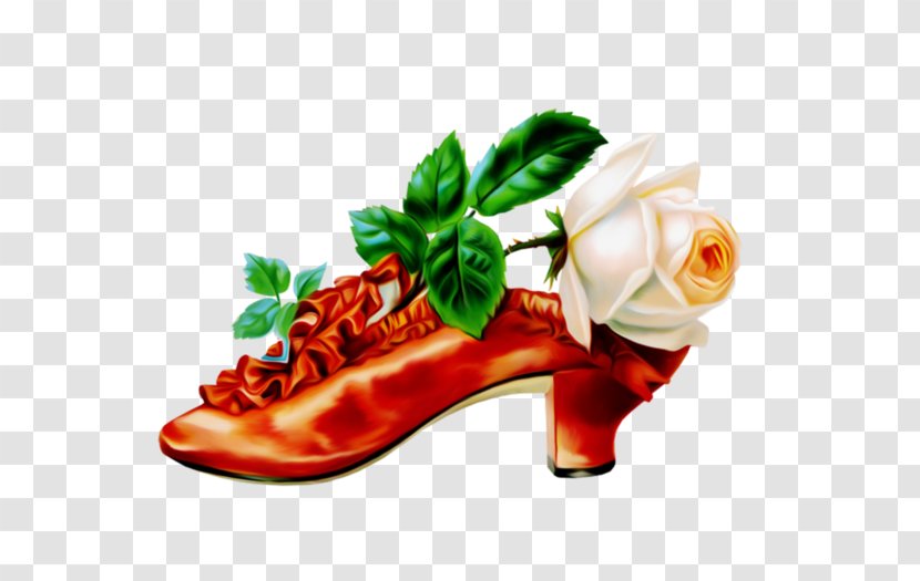 Flower Vintage Clothing Shoe - Highheeled Transparent PNG