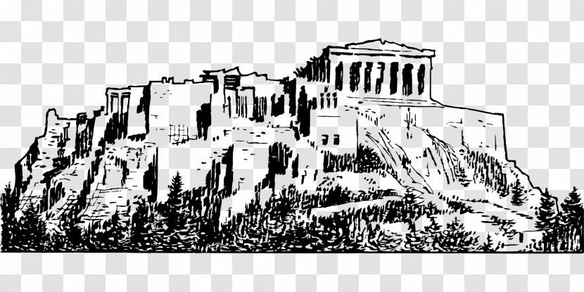 Castle Cartoon - Acropolis Museum - Medieval Architecture City Transparent PNG