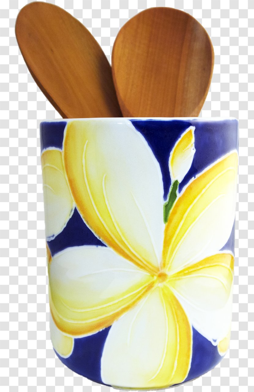 Cobalt Blue Flower Petal - Yellow - Plumeria Transparent PNG