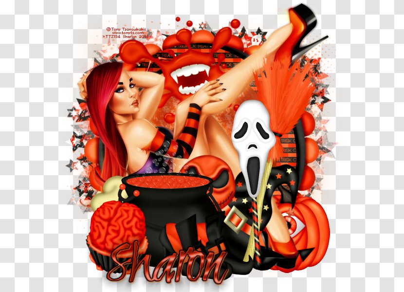 Album Cover Poster - Orange - Sharon Transparent PNG