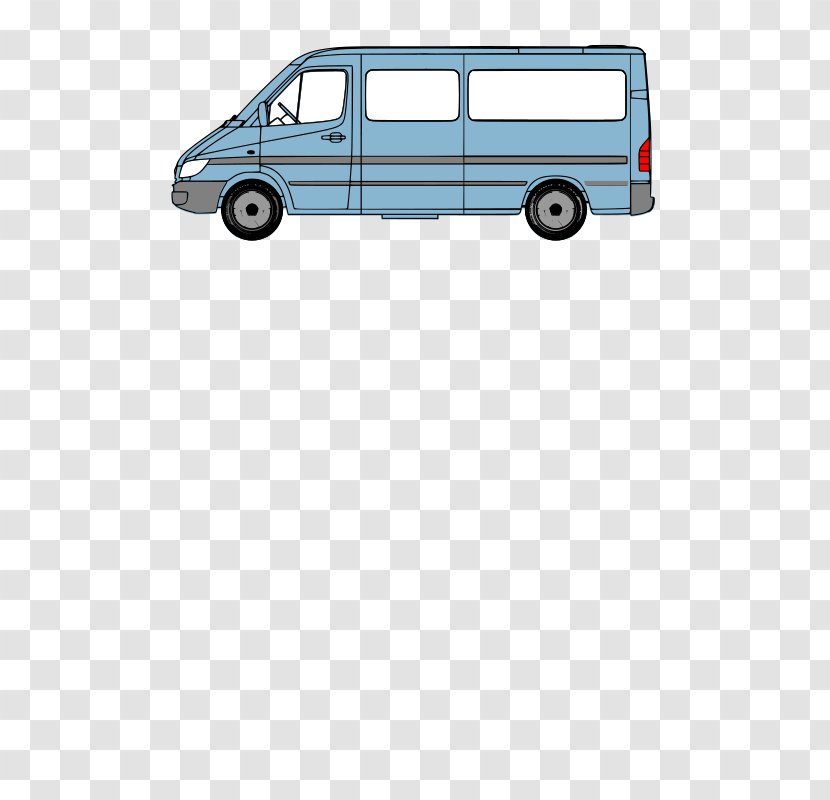 Compact Van Car Commercial Vehicle - Bumper Transparent PNG