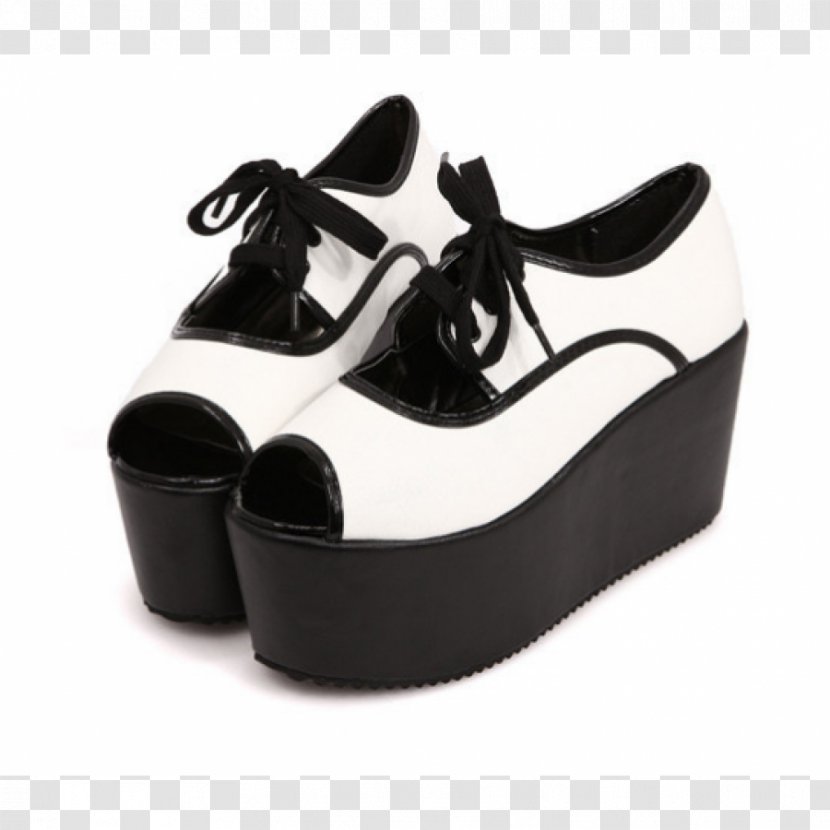 Brand Shoe - Black - Platform Shoes Transparent PNG