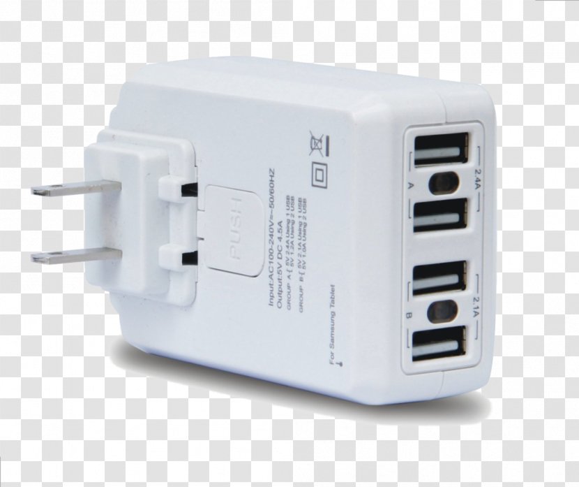 AC Adapter Power Converters Electronics - Ac - Wall Charger Transparent PNG