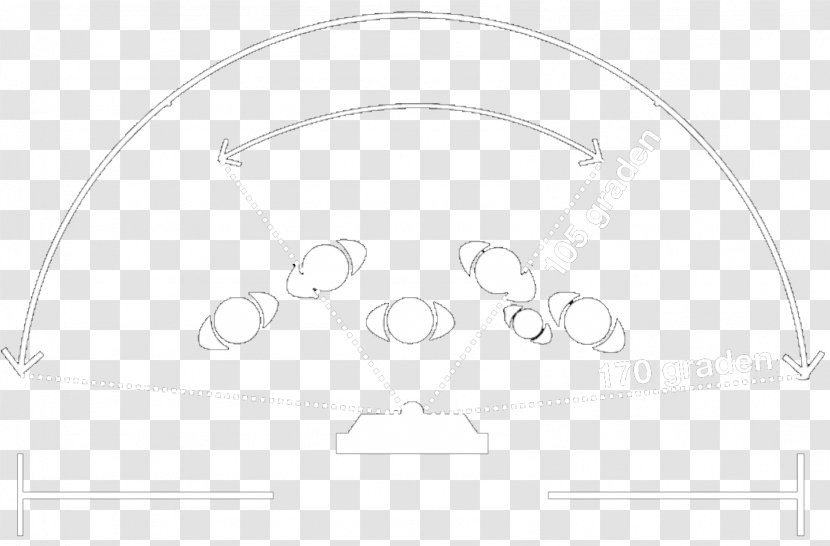 Brand White Circle Line Art - Black And Transparent PNG