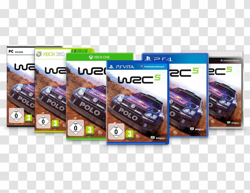 WRC 5 Xbox 360 PlayStation Vita Bigben Interactive Brand - Wrc 7 - Volkswagen Polo R Transparent PNG