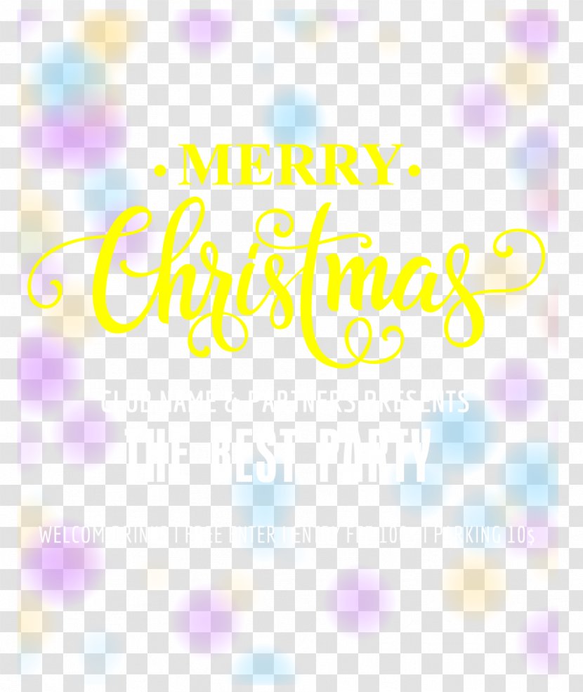 Aperture Party Christmas Gratis - Color - Dream Background Invitations Transparent PNG