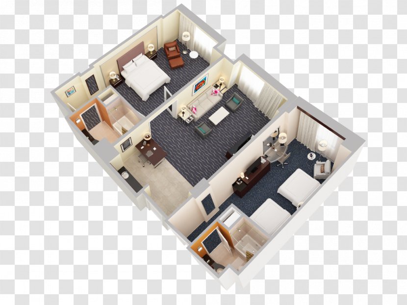 Square Foot House Plan Floor - Apartment Transparent PNG
