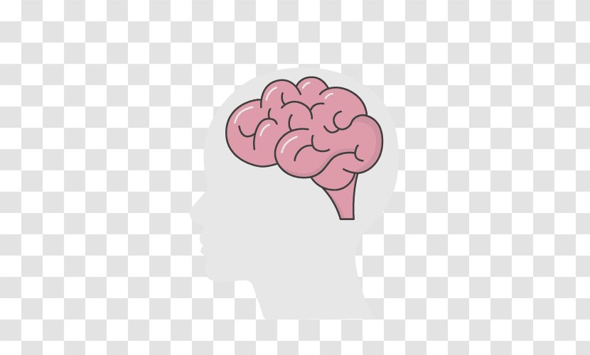 Brain Human Behavior Pink M Neurology - Silhouette Transparent PNG