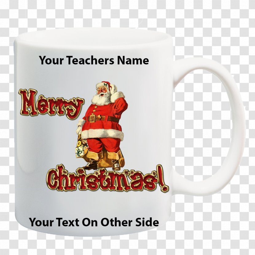 Santa Claus New Year's Day Christmas Wish - Cup Transparent PNG