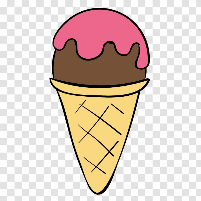 Ice Cream Cones Chocolate Image - Cartoon - Of Wind Transparent PNG