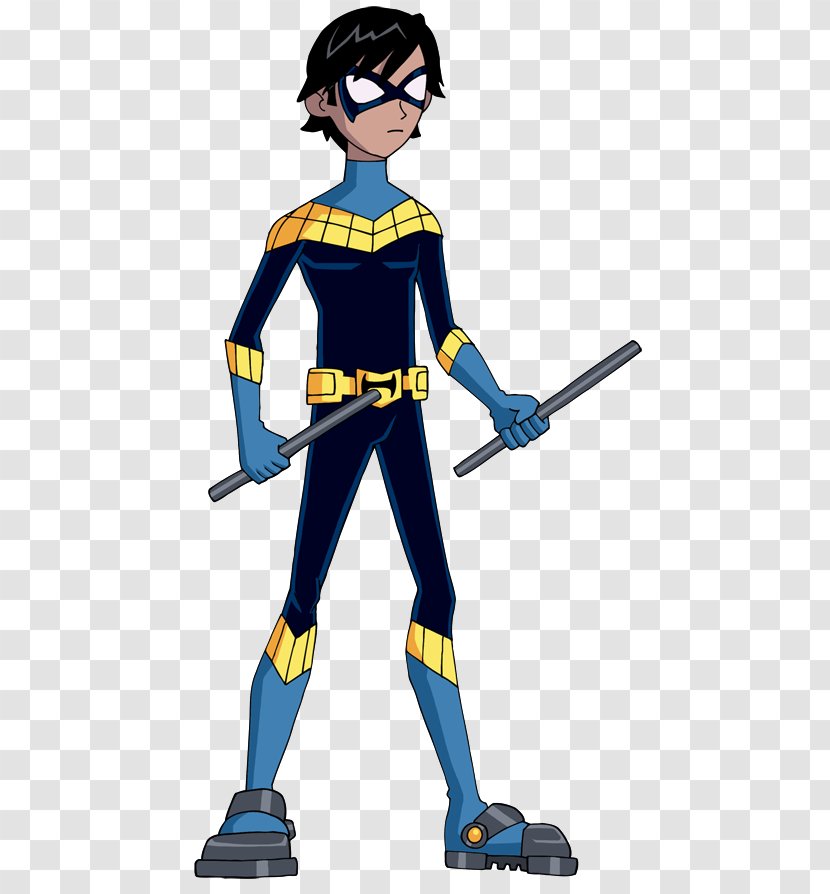 Dick Grayson Nightwing Batman Teen Titans Damian Wayne - Robin - Dc Transparent PNG