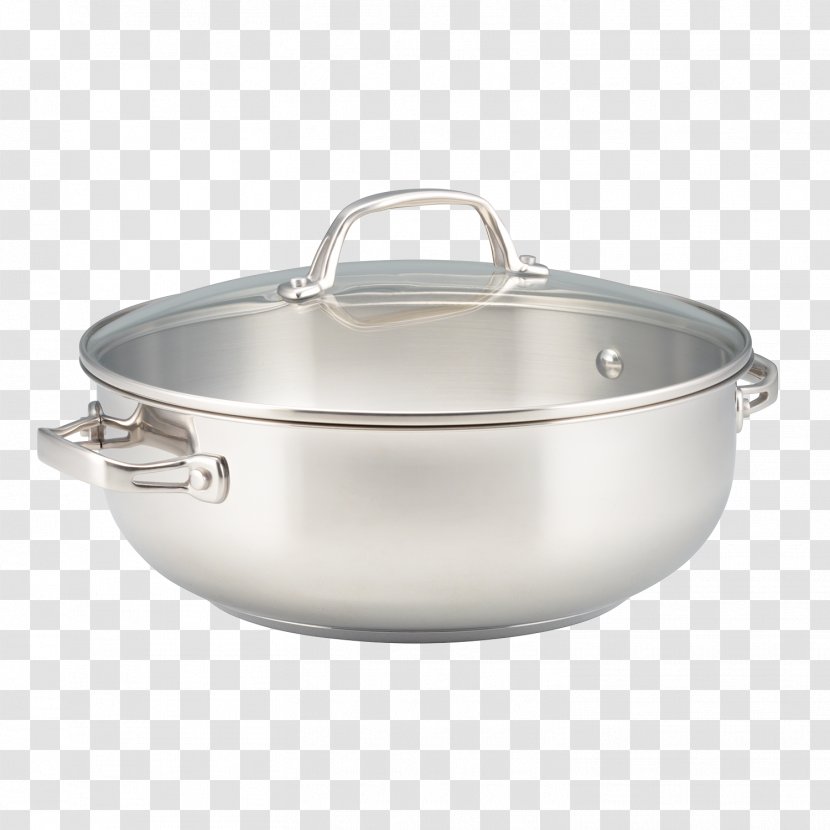 Tableware Frying Pan Cookware Casserola Stainless Steel - Casserole Transparent PNG