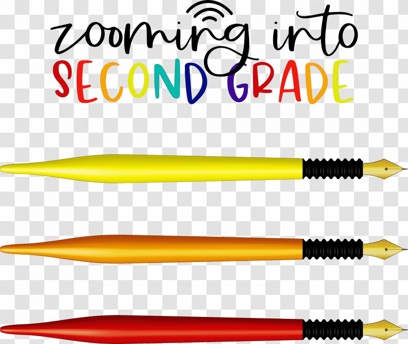 Back To School Second Grade Transparent PNG