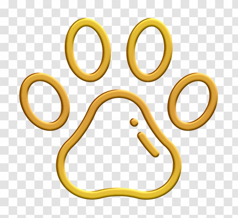 Zoo Icon Track Pet - Yellow Transparent PNG