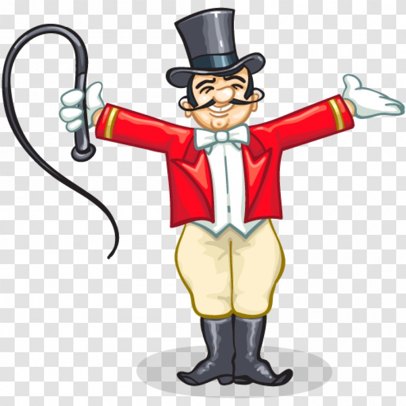 Ringmaster Circus Clown Clip Art - Cartoon Transparent PNG