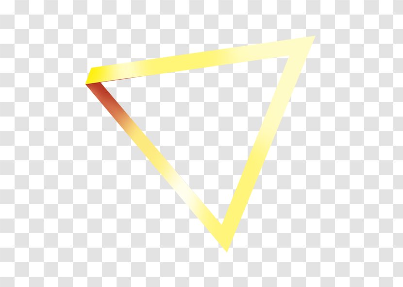 Area Angle Yellow Pattern - Triangle Border Transparent PNG